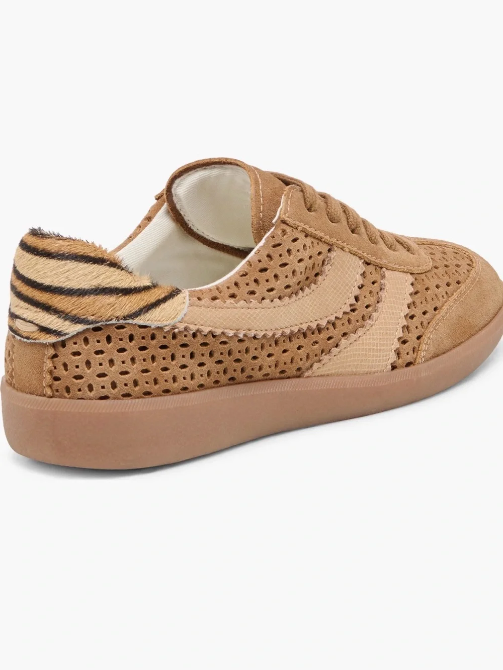 NWT dolce vita Merit Perf Sneakers - Pecan Perforated Suede